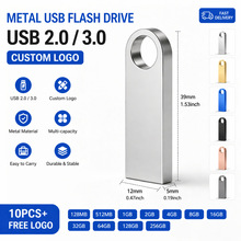 Metal Mini USB Flash Drive for Car Office Gift