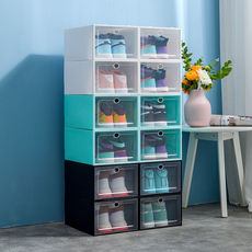 鞋收纳盒大量批发鞋盒收纳柜家用透明收纳加厚简易鞋柜收纳鞋子