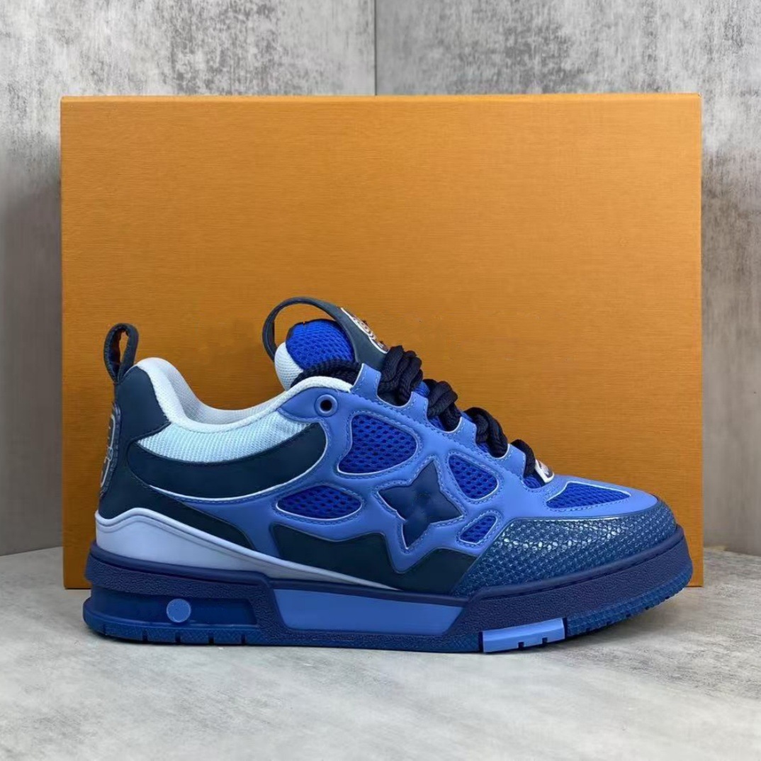 Comercio exterior estación europea zapatos de pan para hombres y mujeres, zapatos de suela gruesa, zapatos deportivos de moda, zapatos de skate para parejas
