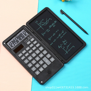 New Handwriting Board with Lcd Electronic Student Portable Office Stationery Flip-Top Writing Board Calculator