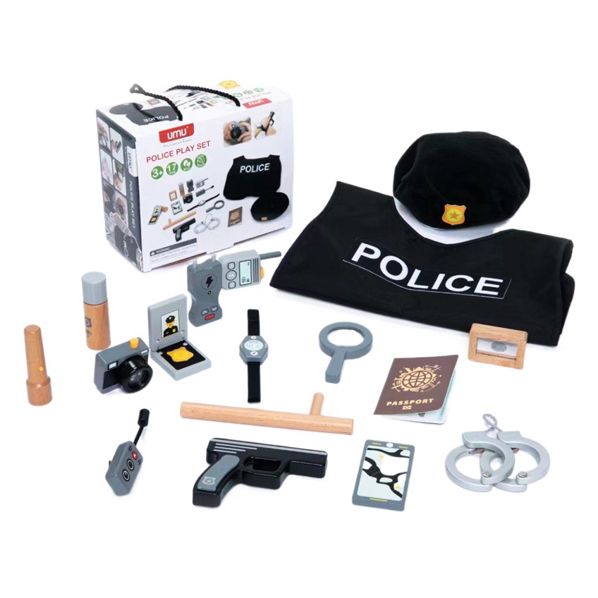 子供シミュレーションインターポールスーツままごと親子インタラクティブコスプレ男の子プレゼント警察玩具