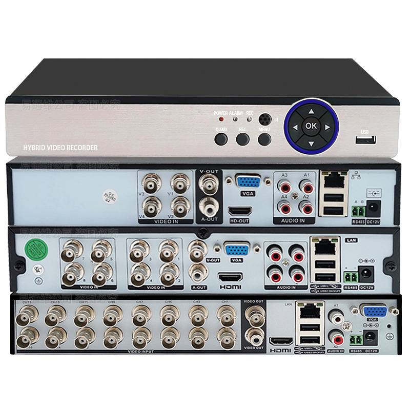 Xiongmai 4-channel 32-channel 5MP 14T high-resolution coaxial DVR hard disk video recorder 4K surveillance camera 4-in-1 surveillance host