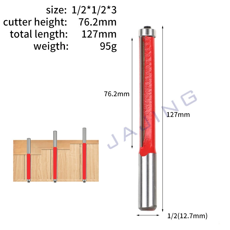 Long bearing, carpentry, scale 1:2, 8mm