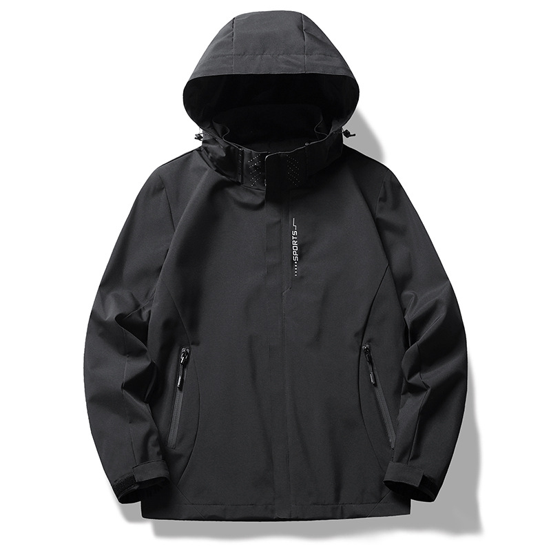 Einlagige, dünne, elfenbeinweiße, bestickte Teamuniformjacke für Herren und Damen_voghion.com