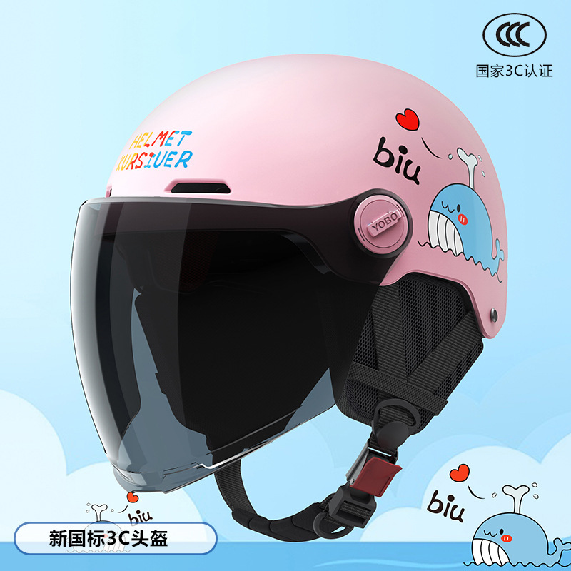 Casco 3c certificado casco infantil 6 - 12 años de verano ventilado patineta ventilado casco de bicicleta eléctrica