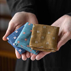 綿麻吸水茶巾日本式小清新清潔方茶巾茶道部品シンプル茶テーブルクロスメーカー卸売り