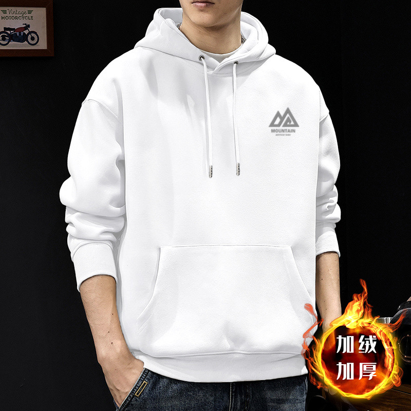 Chaqueta encapuchada masculina primavera y otoño marca de moda americana chaqueta de peso retrogrado chaqueta de pareja casual suelta camisa con sombrero de manga larga