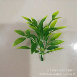 仿真植物塑料水草 盆景草 盆栽装饰小草 工艺品花草配件批发