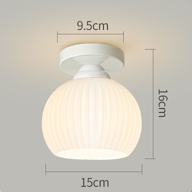 209-화이트(유리 전등갓) 새로운 스타일-따뜻한 단색 따뜻한 빛 없음