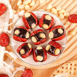 代发抱富枣血糯米夹心夏威夷果幸福枣 独立包装网红幸福暴富枣