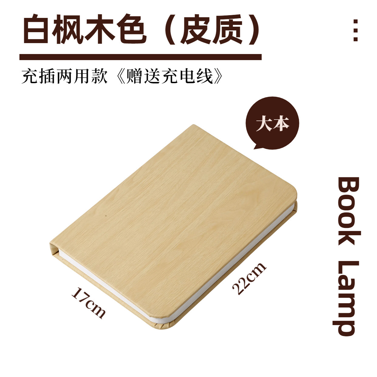 Luz de libro de absorción al por mayor regalos creativos plegables luz de libro recargable luz de atmósfera luz USB creativa luz de noche