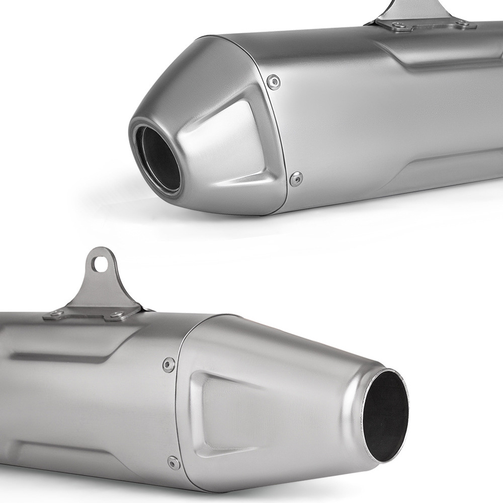 Motorcycle modified exhaust pipe 51MM universal tail section off-road MT03/KTM/Kawasaki/CB400F/CB650F