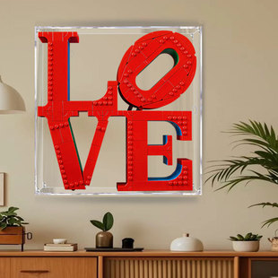 Compatible with Lego 31214 Art Life Series Love Sculpture Assembled Building Block Toys
