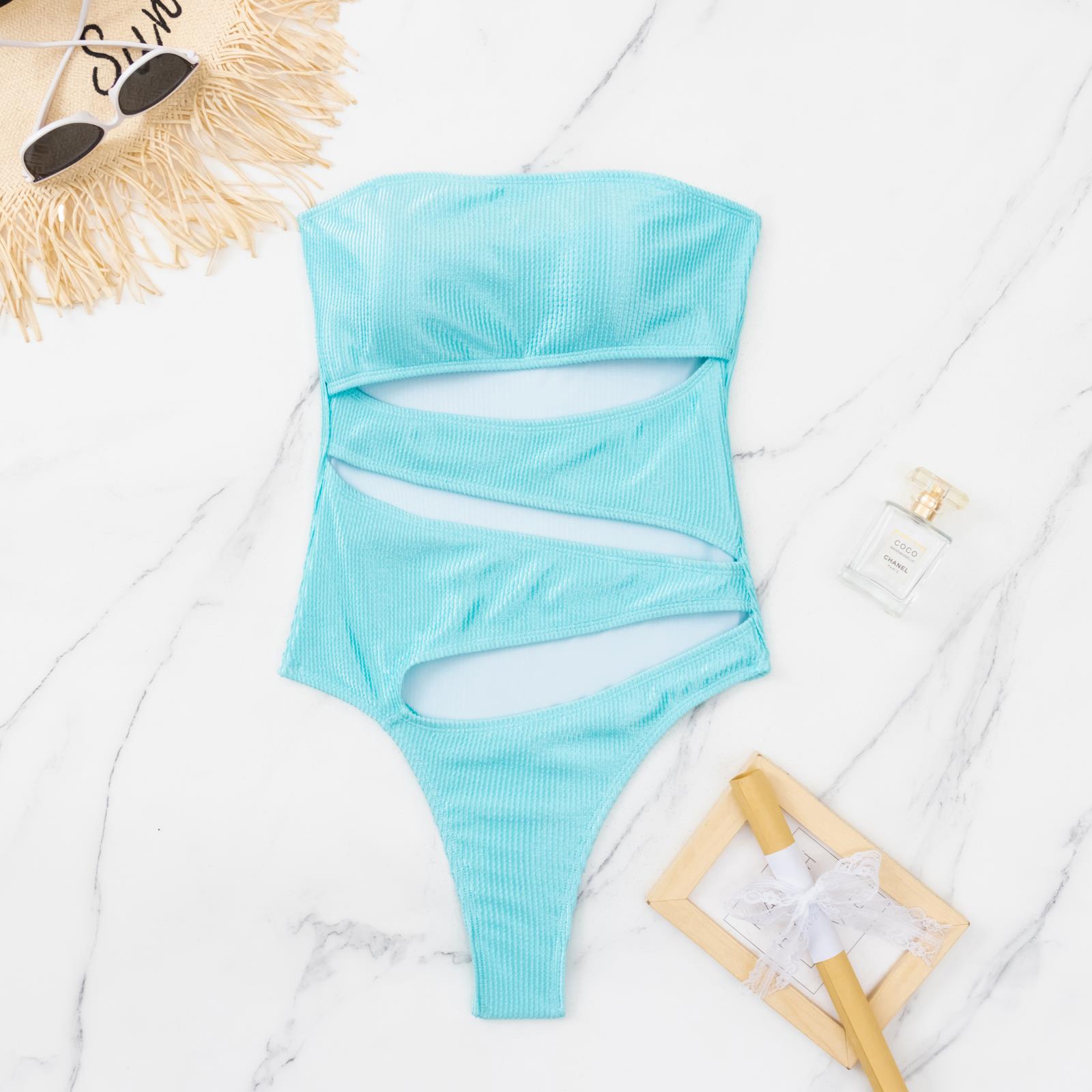 Women's Basic Modern Style Simple Style Solid Color 1 Piece One Piece Swimwear display picture 10