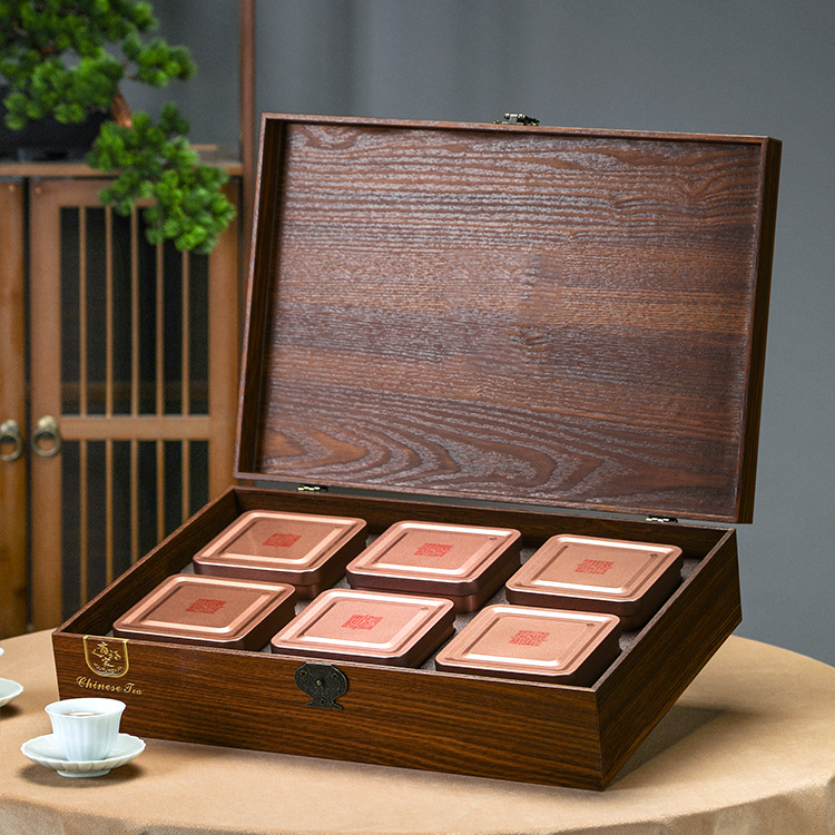 高档铁观音茶叶包装盒空礼盒通用大红袍金骏眉肉桂红茶叶罐礼品盒