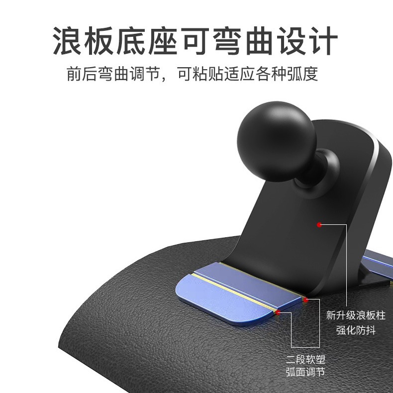 Coche soporte del teléfono móvil base Dashboard pasta tuerca creativa salida de aire coche prensa clip fuente fábrica