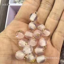 新中式女装旗袍唐装饰品扣高档珠光彩色图珠饰扣钮扣中国风纽扣子