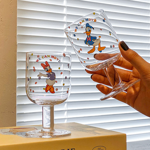 High borosilicate tall glass cup, high-end light luxury milk juice cup, thickened soy milk drink cup, household crystal cup