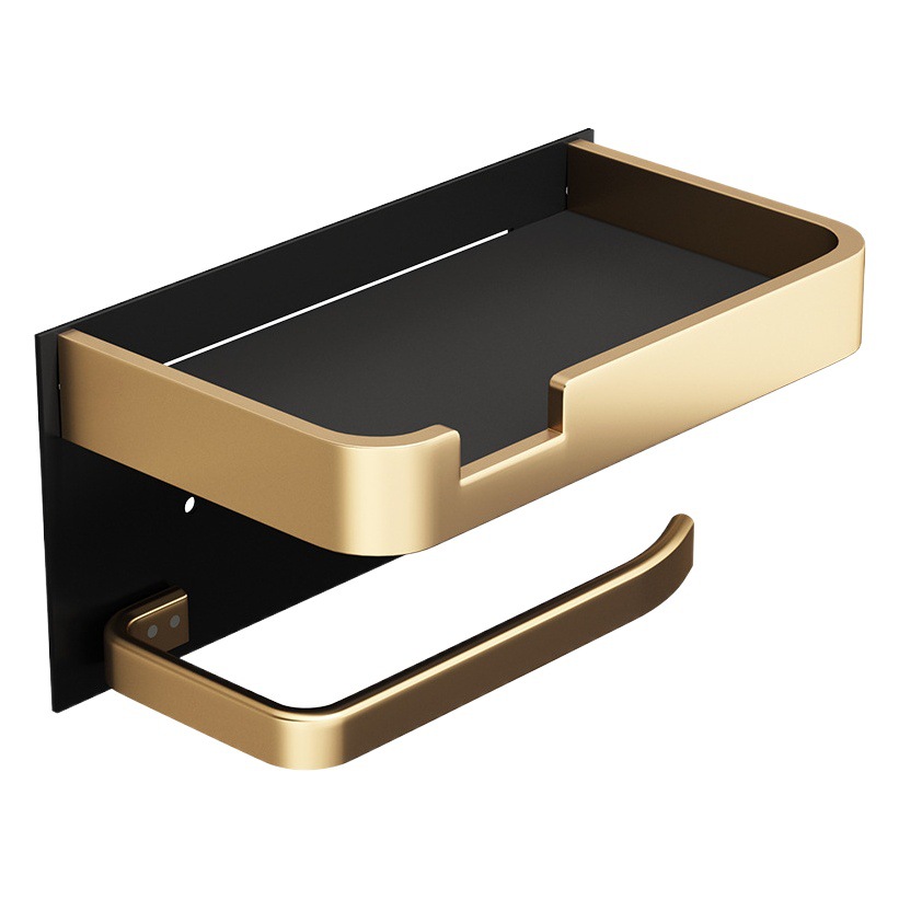 Papel higiénico de lujo ligero papel higiénico rollo de papel móvil estante de almacenamiento de teléfono papel higiénico caja de papel sanitario inodoro sin perforar