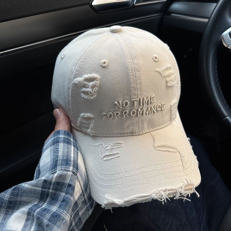 2025 春夏新作立体刺繍文字穴あきオールドアヒル舌多用途男性と女性のサンシェード使い捨て帽子|undefined