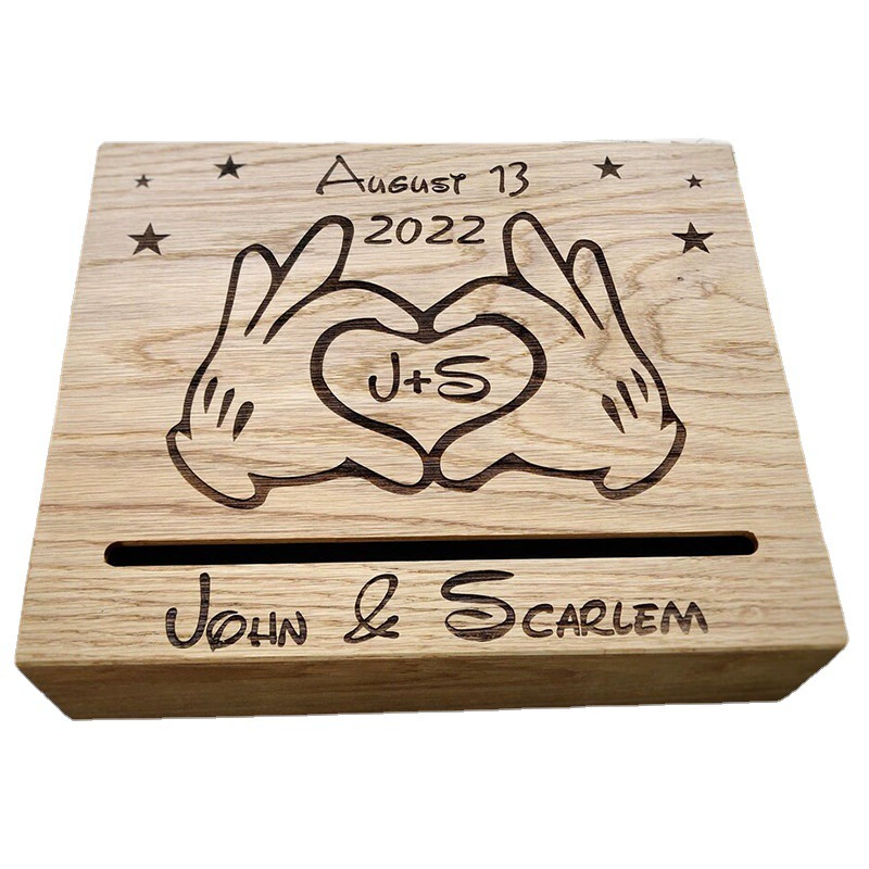 Деревянная Копилка-Копилка детская мелочь-Копилка поделки подарок деревянная Копилка-копилка