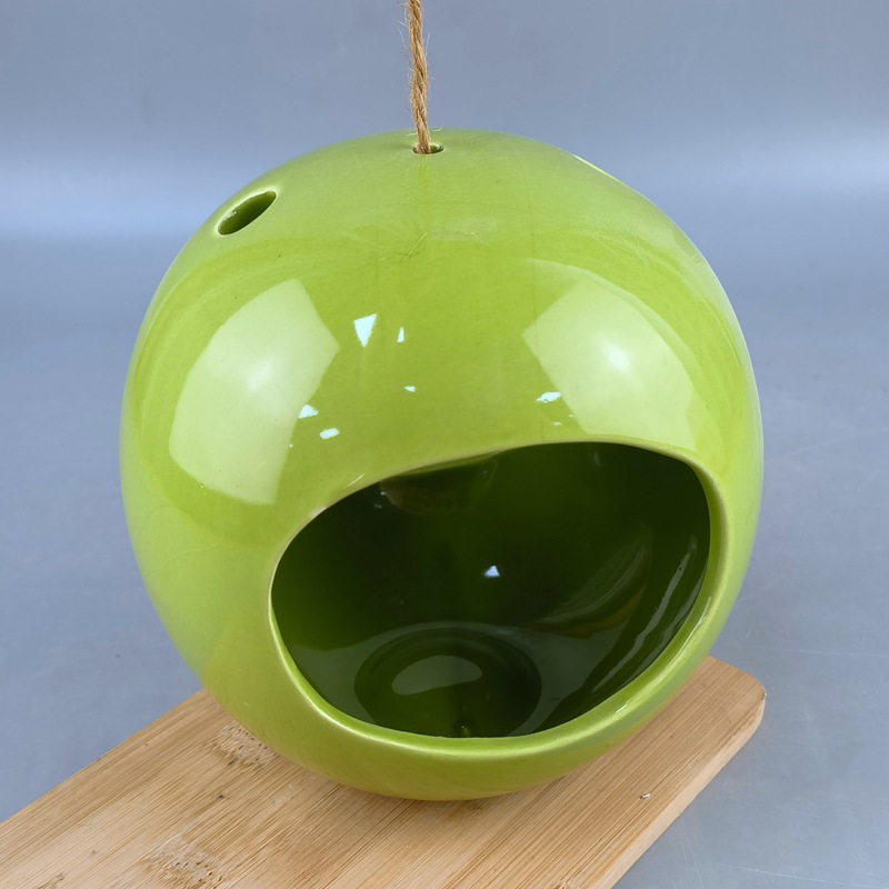 Cerámica transfronteriza cuidadosamente seleccionada, casa para pájaros, comederos para pájaros, muebles para jardines, teteras, adornos para nidos de pájaros, adornos, árboles