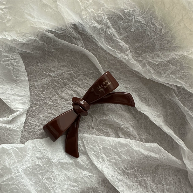 Cute hairgrip with bow, bangs, Korean style