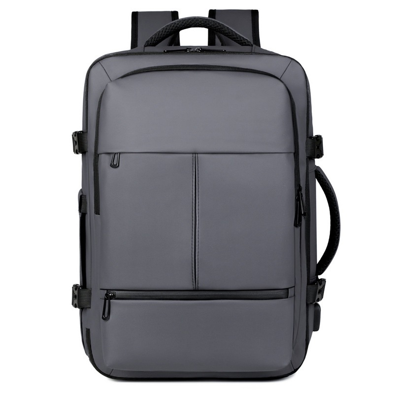 Cross-Border Men's Business Travel Backpack Large Capacity Shoe Compartment Expansion Luggage Backpack Short Trip Business Travel Bag