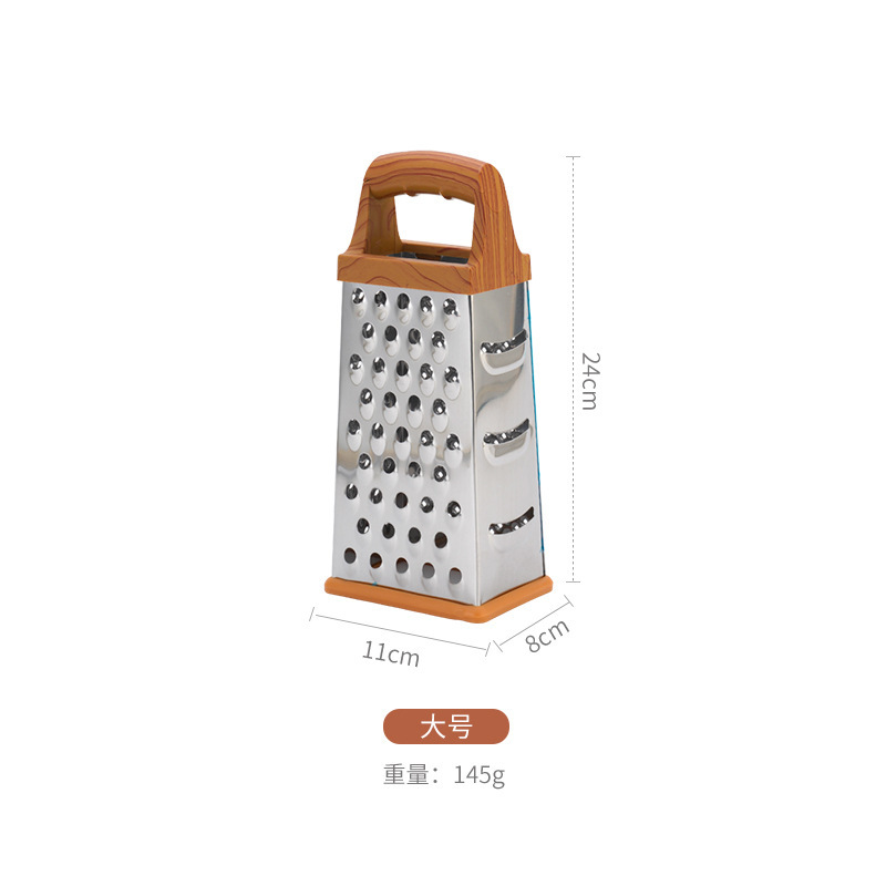 多機能手提げ木の柄の糸拭き器六面野菜切り器マッシュポテトの糸拭き板家庭用大根削り器|undefined