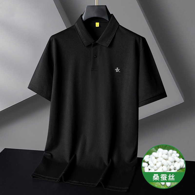 Fat Guy 2025 Summer Thin Modal Half-sleeved Polo Shirt Men's Extra Large Size Top Fat Guy Lapel Casual Fashion
