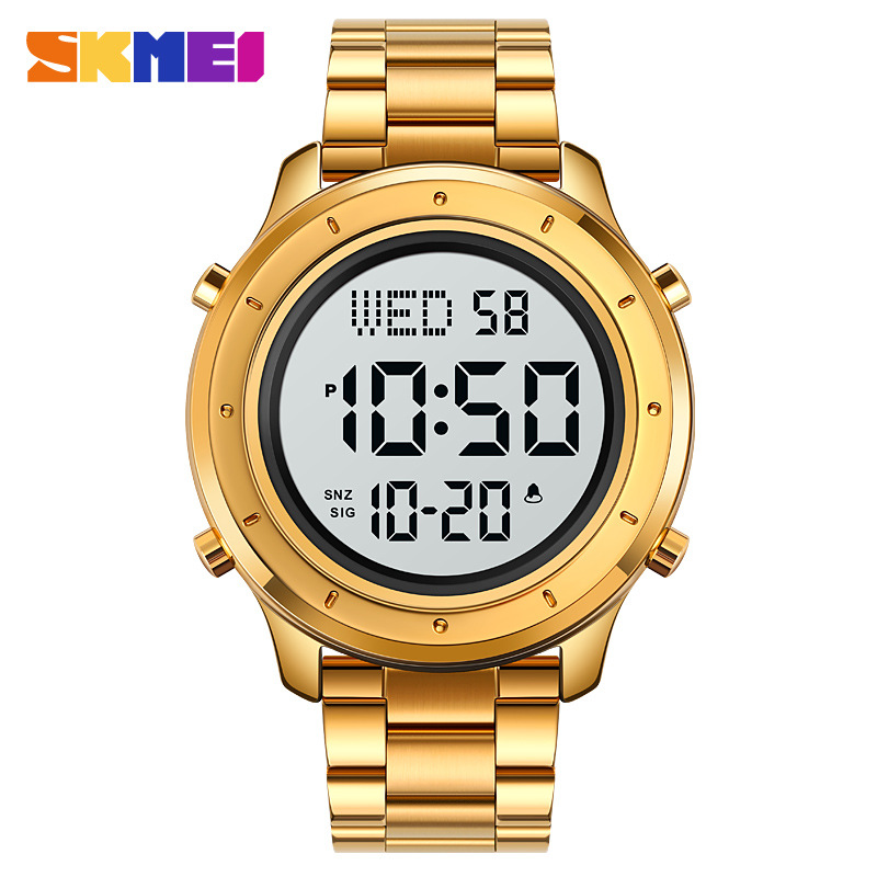 SKMEI reloj electrónico deportivo Delgado multifuncional impermeable reloj de estudiante masculino reloj casual de moda al aire libre