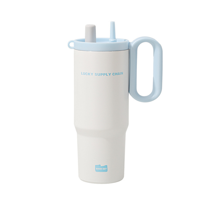 Taza de automóvil de gran capacidad portátil de acero inoxidable 316 taza de aislamiento térmico de alta calidad manejo de taza de hielo