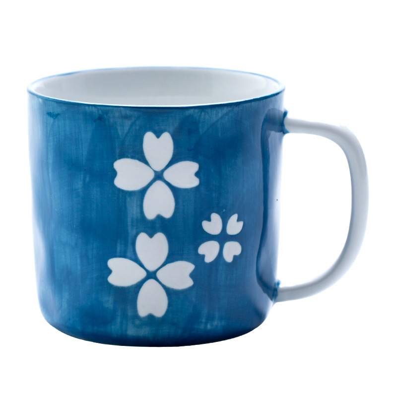 Taza de estilo europeo Taza de bebida de cerámica Taza de estilo retro Taza de café Taza de leche para el desayuno casero