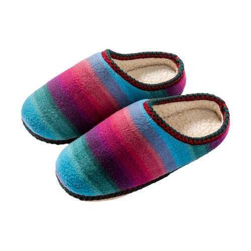 Autumn and winter Japanese style warm cotton slippers soft bottom household indoor home cloth bottom silent slippers wholesale for women and men