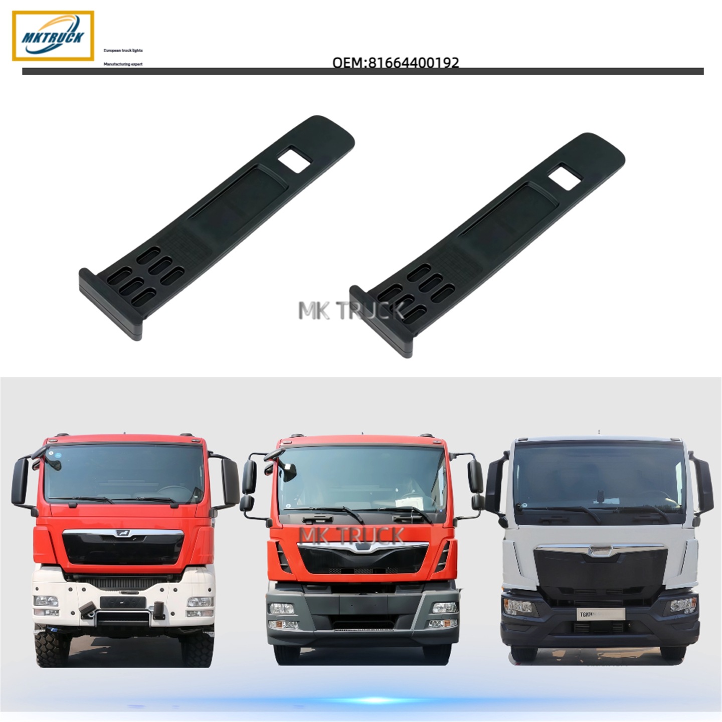 Guardabarros tira (nuevo) 81664400192 para MAN TGA TGX TGS piezas de camiones