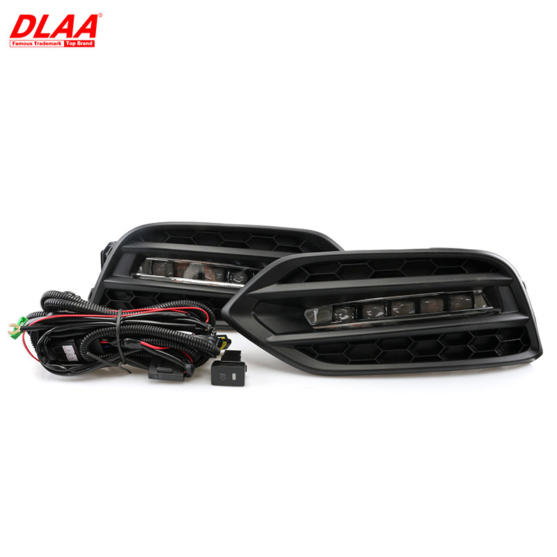 Aplicable a Honda 1920 nuevo conjunto de lámpara de niebla delantera LED colorido, lámpara diaria, lámpara de barra delantera baja y alta