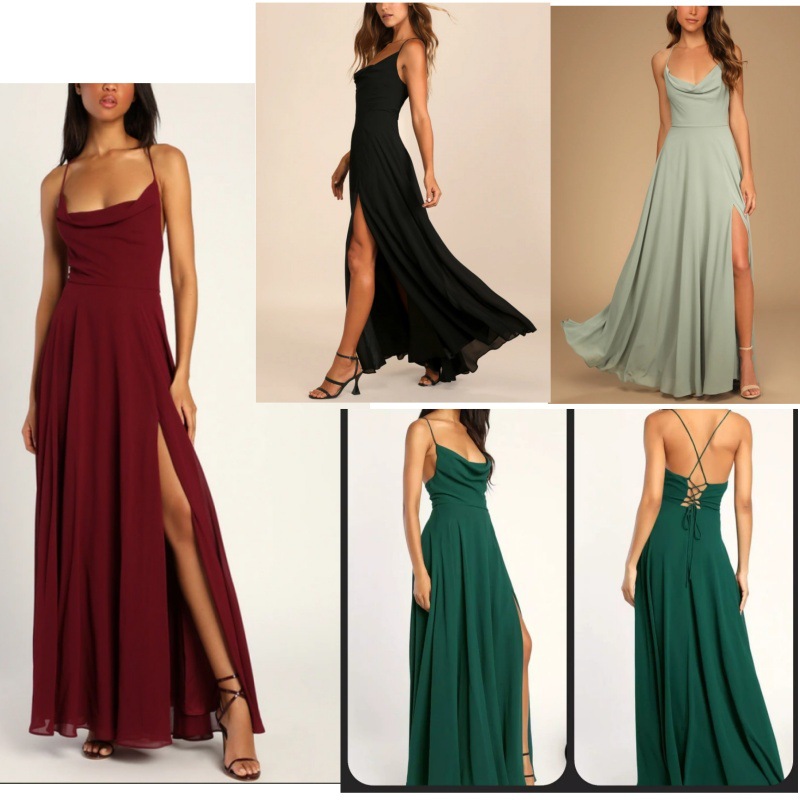 In the summer of 2024, the United States and Europe Amazon cross-border foreign trade hanging neck backless strap dress slim light luxury sexy dress