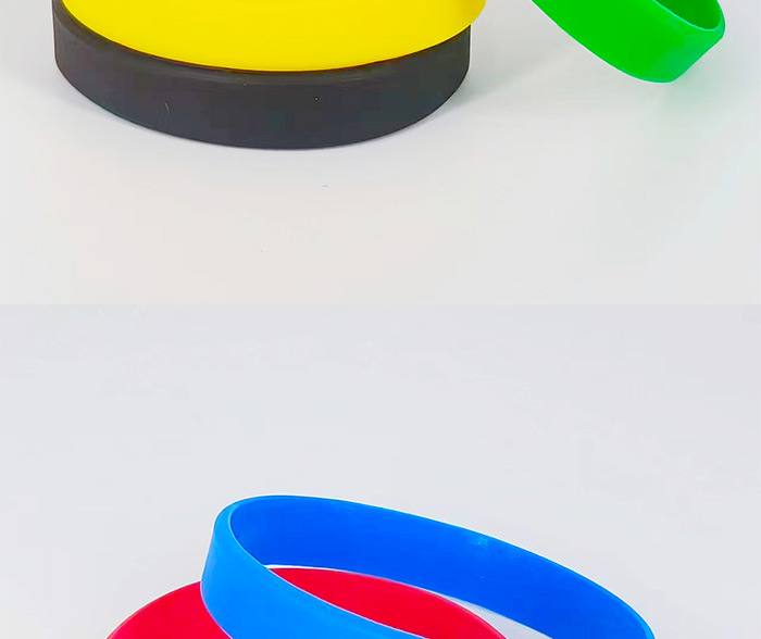 Pure color silicone bracelet