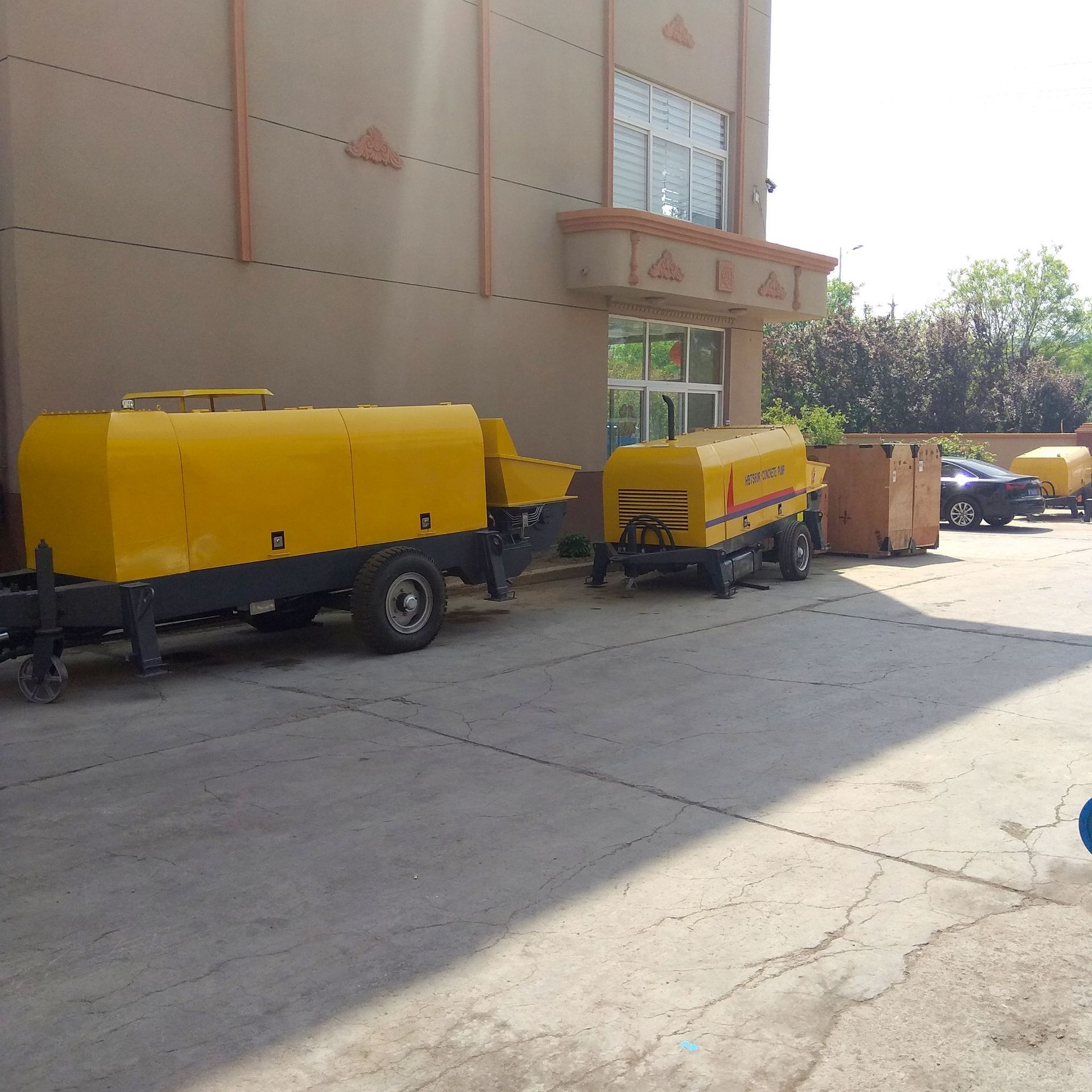 混凝土输送泵 地泵 拖泵 HBT60-13-90混凝土泵 泵机 细石砂浆输送