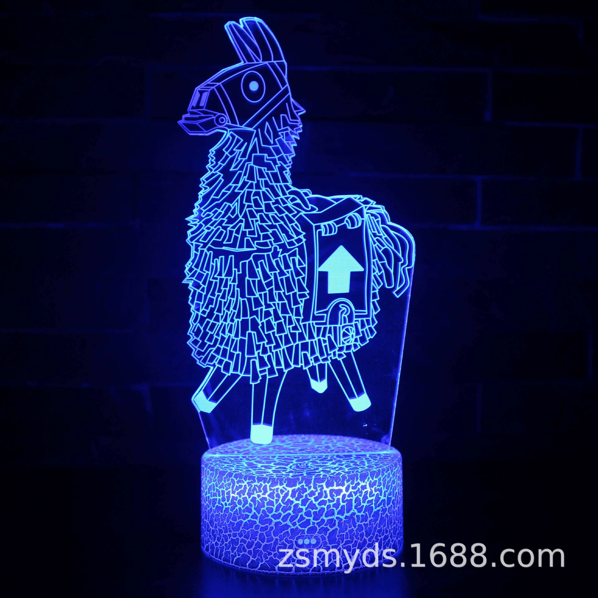 LED креативная ночная лампа с сенсорной для стола, (международная торговля), 3D, пульт дистанционного управления