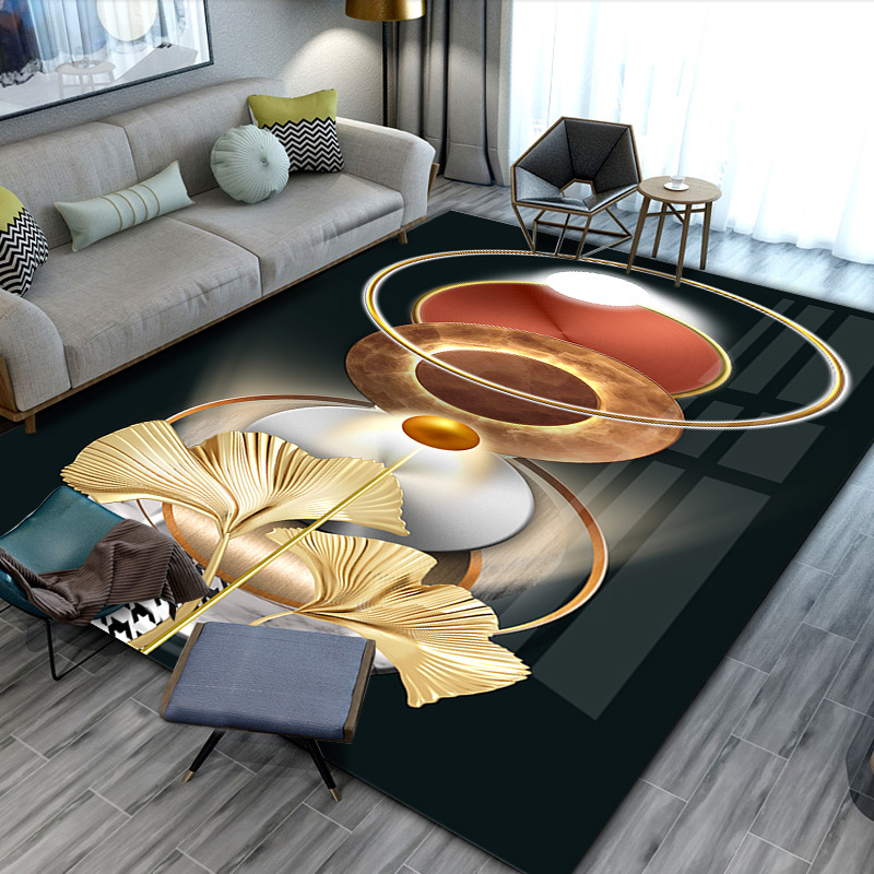 Modern carpet for living room for home use, simple and elegant design, water absorbent