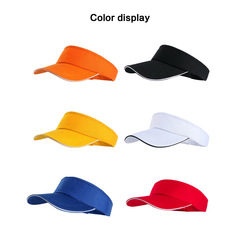 帽子定 制刺繡logo印字鴨舌帽工作廣告空頂帽魔術貼帽子棒球帽