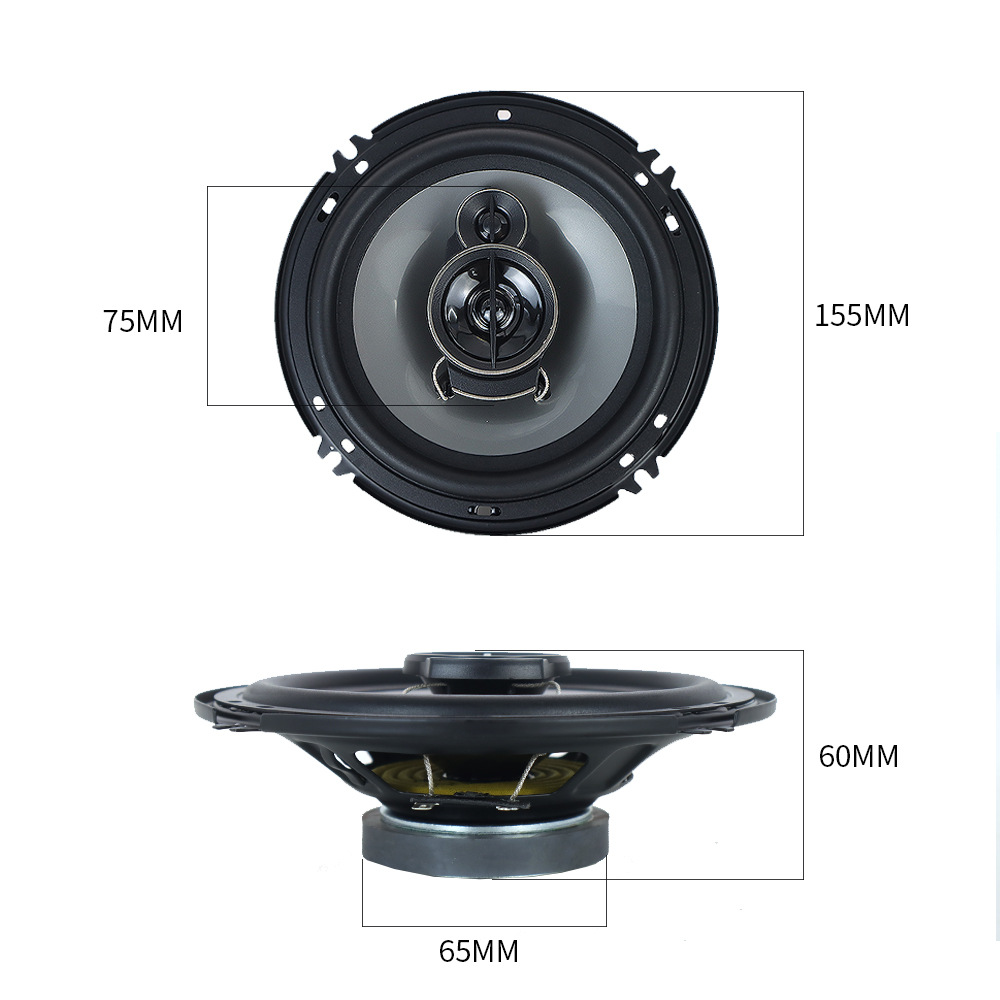 Car Audio Speaker Ts-A1698G 4inch Speakers Audio Speakers Full Tone Coaxial