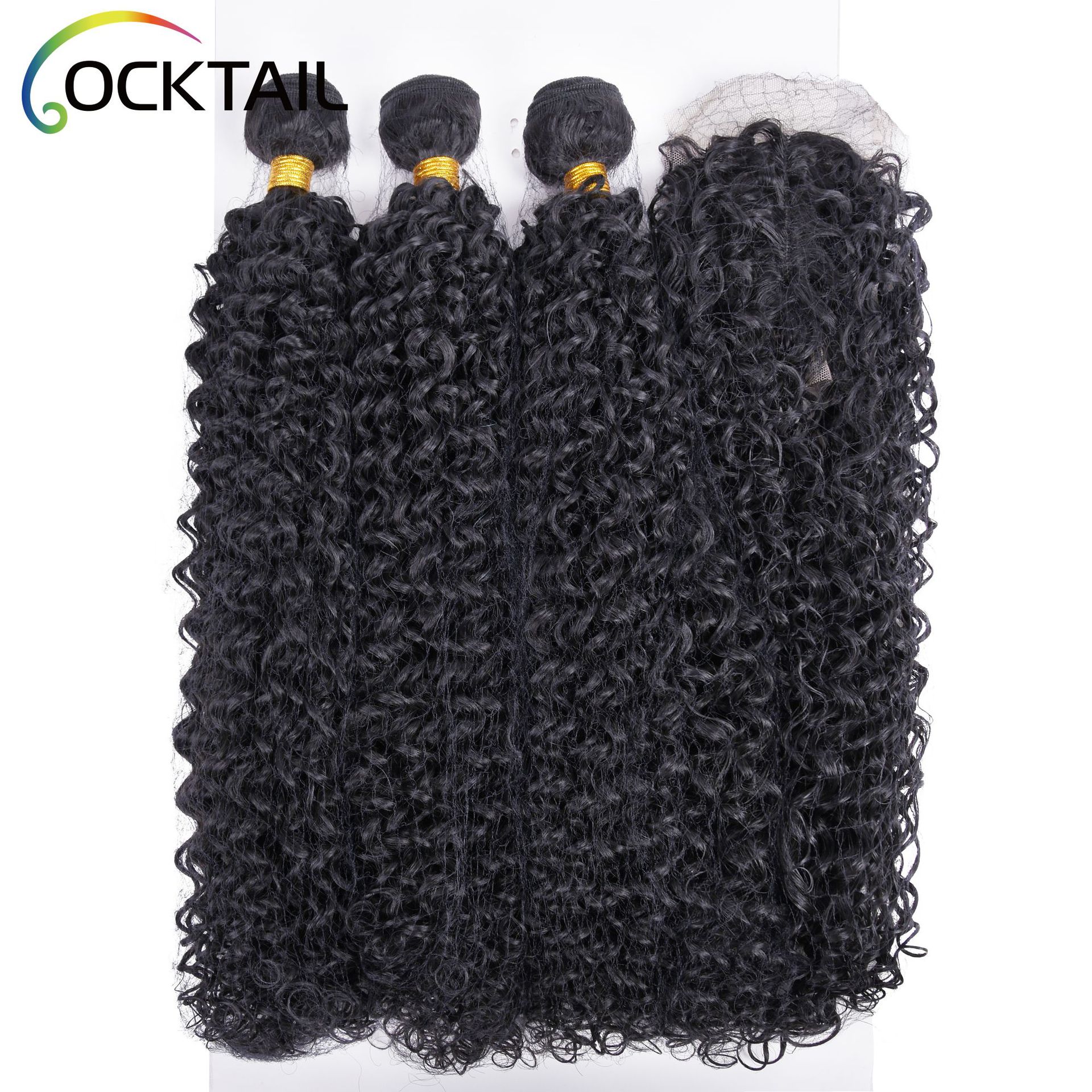 Jerry Curl fibra química cortina de pelo ventas directas de fábrica japonés Carney Carron 3 + 1 fibra química cortina de pelo