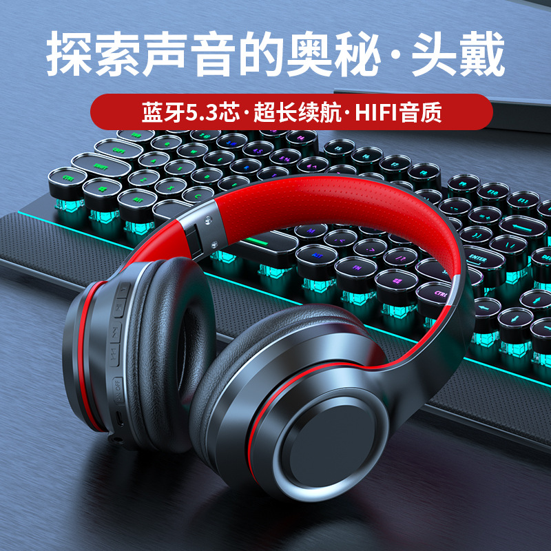 Procesamiento de auriculares DR90 personalizados, efecto de graves pesados creativos, batería de larga duración, fabricante de auriculares inalámbricos Bluetooth