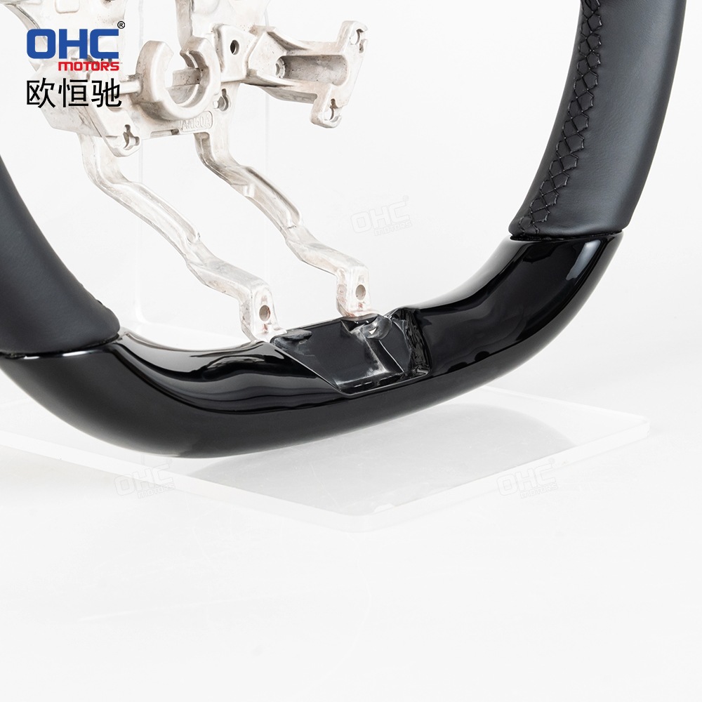 Suitable for the new Xiaomi SU7, modified and upgraded with high-end transfer spray black car steering wheel, non-destructive installation