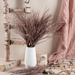 玫瑰花牆三叉小葉草配件仿真花家居裝飾婚慶手捧花假花跨境YC1084