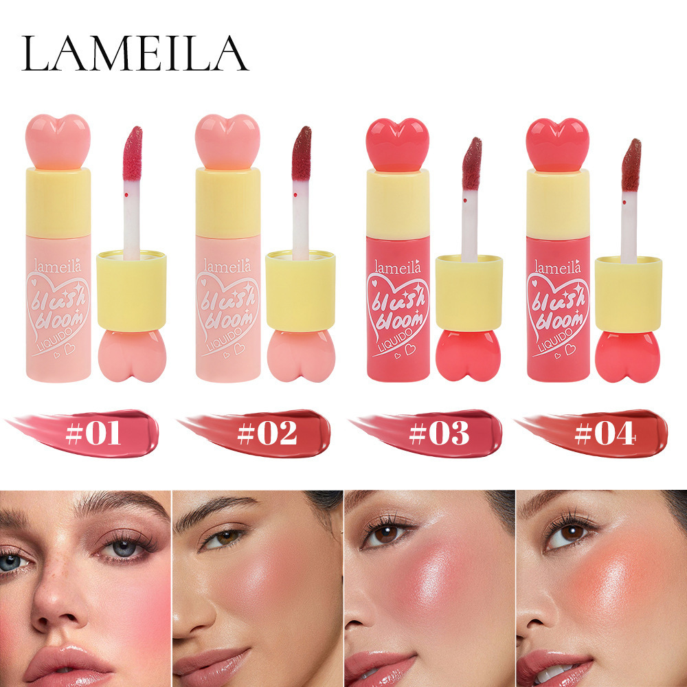 Solo exporta líquido de rubor hidratante líquido maquillaje facial reparador líquido de rubor mate fácil de colorear colorete al por mayor transfronterizo