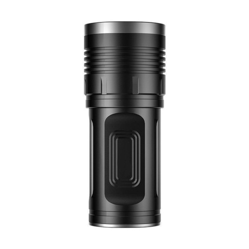 White laser chip strong light flashlight outdoor ultra-bright long-range charging portable multi-functional small steel cannon mini home