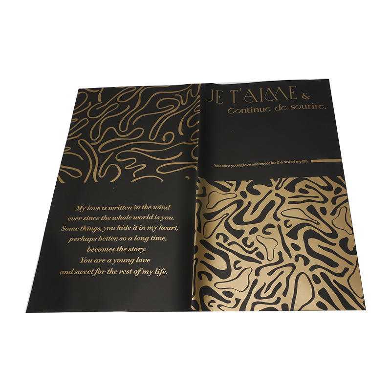 Huaxi París graffiti papel de embalaje de flores impermeable estilo coreano florista ramo material de papel de embalaje de flores